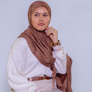 Mocha Bloom Pashmina