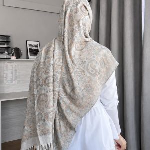 Ivory Mist Pashmina